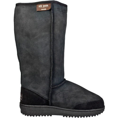 Premium Long Ugg Boot [Colour: Black] [Size: 46]