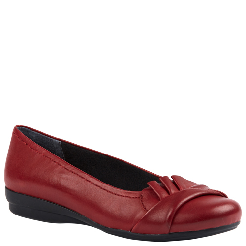 DF Supersoft | Jayde | Red | Women's Ballet Flats | Rosenberg Shoes ...