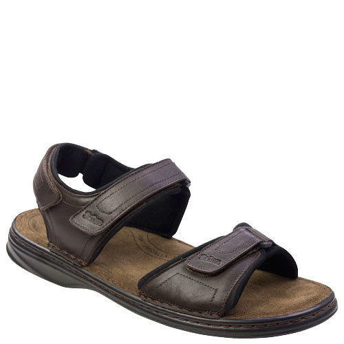 Slatters | Tahiti | Espresso | Men's Leather Sandals | Rosenberg Shoes ...