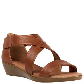 DF Supersoft | Vanda | Dark Tan | Women's Leather Sandals | Rosenberg ...