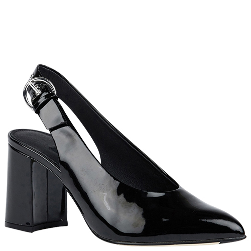 Diana Ferrari | Aerys | Black Patent | Women's Slingback Pumps ...