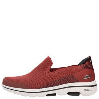 Skechers | Go Walk 5 - Leveraging | Burgundy | Men's Slip-On Casuals ...