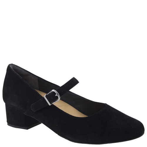 Ziera | Veda | Black Suede | Women's Orthotic Heels | Rosenberg Shoes ...