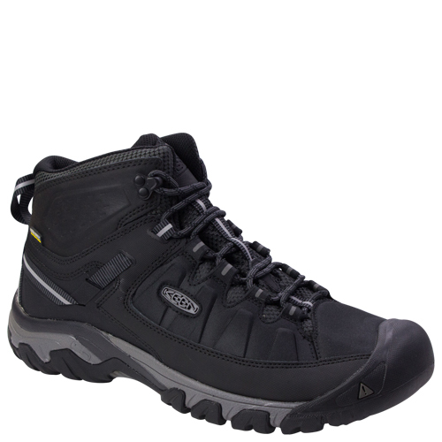 Keen | Targhee XP Mid WP | Black Steel Grey | Men's Hiking Shoes ...