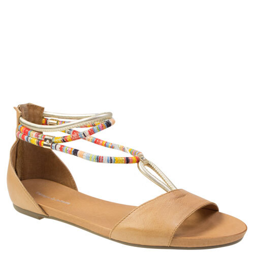 django and juliette tan sandals