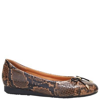 Hush Puppies | The Ballet | Brown Snake | Women's Ballet Flats ...