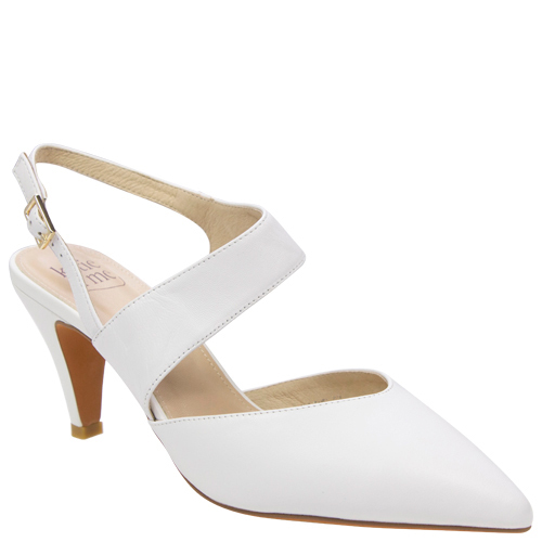 Katie 'n' Me | Joline 2 | White | Women's Dress Heels | Rosenberg Shoes ...