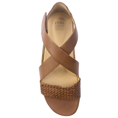 Ziera | Izzy (W) | Tan | Women's Comfort Sandals | Rosenberg Shoes ...