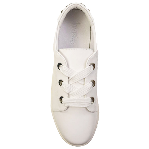 Hinako | Barossa | White | Women's Leather Sneakers | Rosenberg Shoes ...