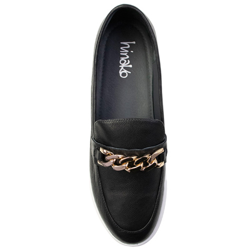 Hinako | Oscar | Black | Women's Leather Loafers | Rosenberg Shoes ...