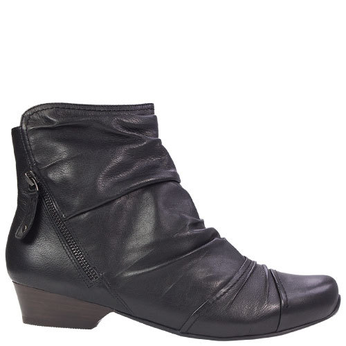 Ziera | Crystal | Black | Women's Leather Ankle Boots | Rosenberg Shoes ...
