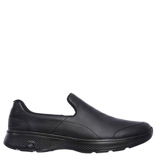 skechers go walk undercover black leather