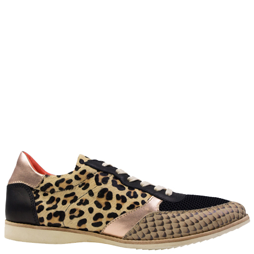 Rollie | Trainer | Rose Leopard | Womens Casual Sneakers | Rosenberg ...