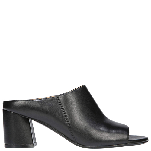 Naturalizer | Cyprine | Black | Women's Heeled Mules | Rosenberg Shoes ...