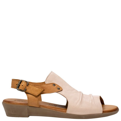 Bueno | Aliah | Cameo Coconut | Women's Leather Sandals | Rosenberg ...