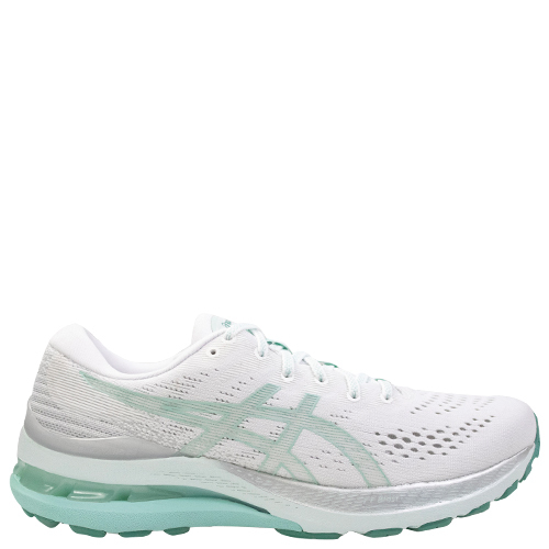 pagar pasillo Sin Asics | Kayano 28 | White Oasis Green | Women's Running Shoes | Rosenberg  Shoes | Large Size