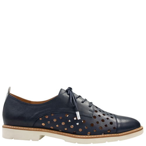 Bresley | Pheobe | Navy | Women's Leather Lace-Ups | Rosenberg Shoes ...