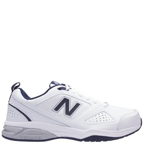 New Balance | MX624 | 4E | White Navy | Men's Leather Sneakers ...
