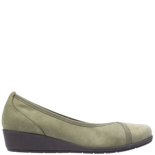 Flex Wedge (Sale) [Colour: Olive] [Size: 10]