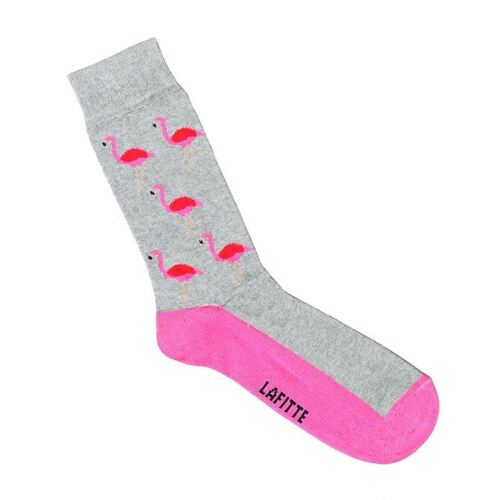 Womens Flamingo Socks [Size: 8 - 12]