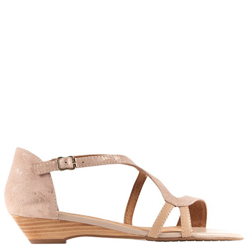 Billy [Colour: Blush Metallic ] [Size: 10]