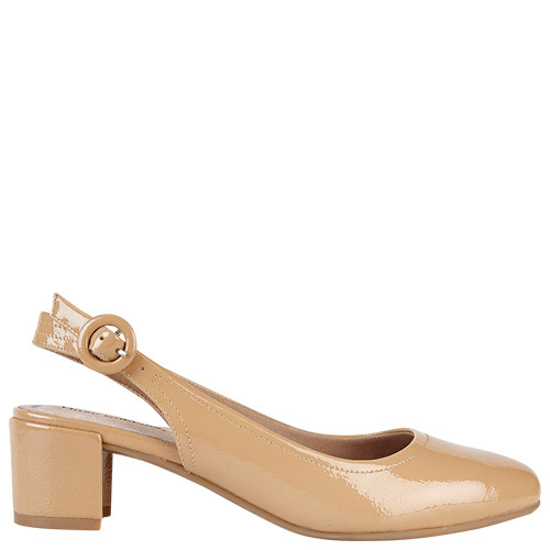 Favourite [Colour: Biscuit Patent] [Size: 10]