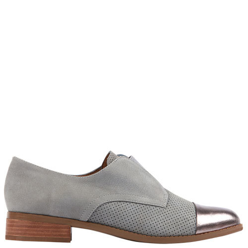 Bradford [Colour: Light Blue Nap/Gunmetal] [Size: 10]