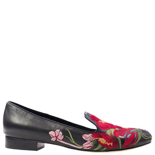 Alcee [Colour: Black/Red Embroidery] [Size: 42]