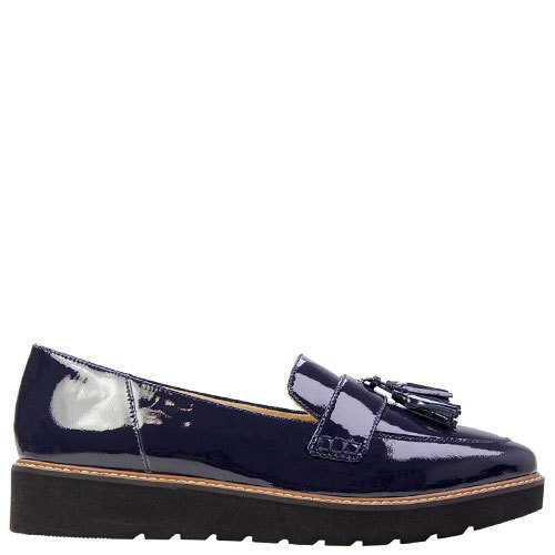 August [Colour: Inky Navy Patent] [Size: 10]