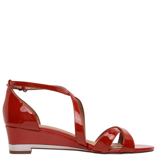 Diana Ferrari | Jocasta | Red Patent | Women's Wedge Heels | Rosenberg ...