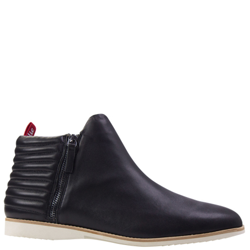 Side Zip Boot [Colour: Black Padded] [Size: 42]
