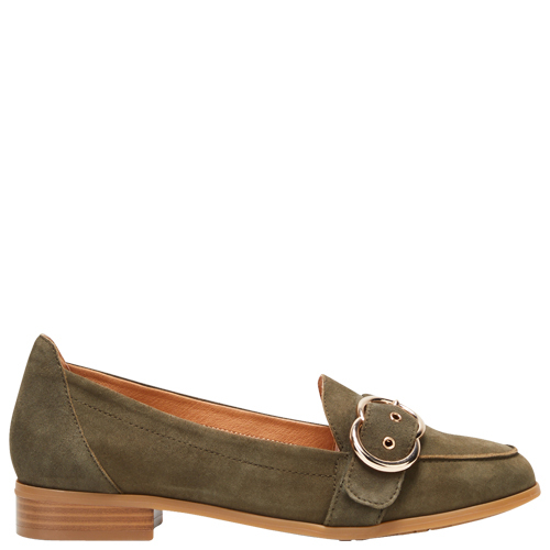 Luxe [Colour: Olive Suede] [Size: 10]