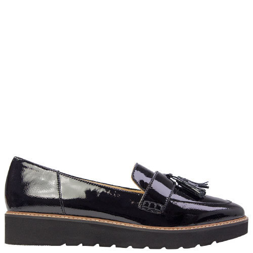 August [Colour: Black Patent] [Size: 10]