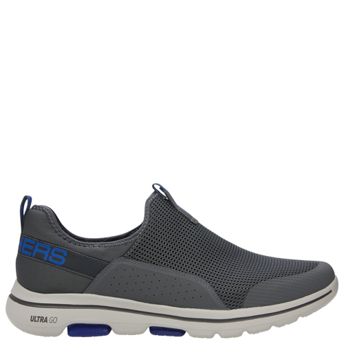 Go Walk 5 | Downdraft [Colour: Charcoal/Blue] [Size: 13]