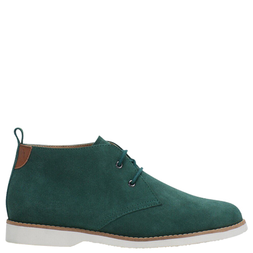 Deena [Colour: Bottle Green Suede] [Size: 10]