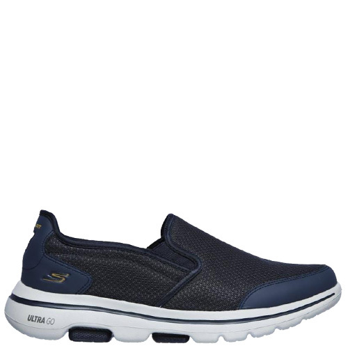 Go Walk 5 | Delco [Colour: Navy/Grey] [Size: 13]