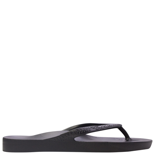 Support Thongs - High Arch [Colour: Black] [Size: 10]