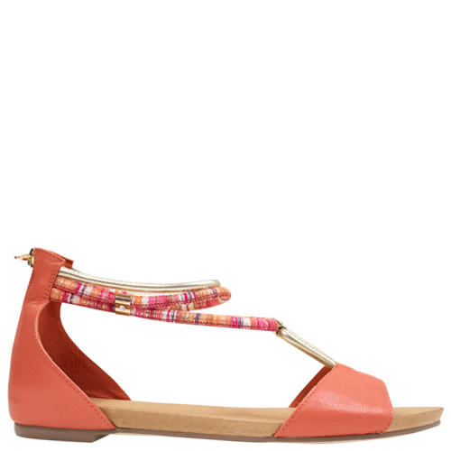 Jazmin [Colour: Melon Multi] [Size: 42]