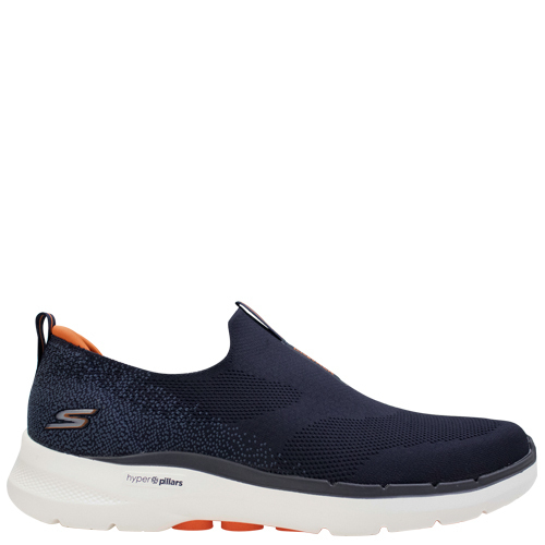 Go Walk 6 [Colour: Navy/Orange] [Size: 13]