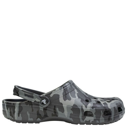 Classic Camo Clog [Colour: Grey Multi] [Size: 13]