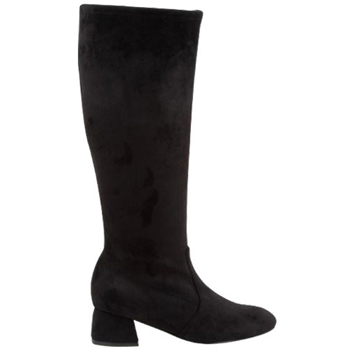 Zury [Colour: Black Microsuede] [Size: 42]