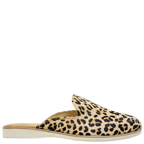 Derby Mule [Colour: Camel Leopard] [Size: 42]