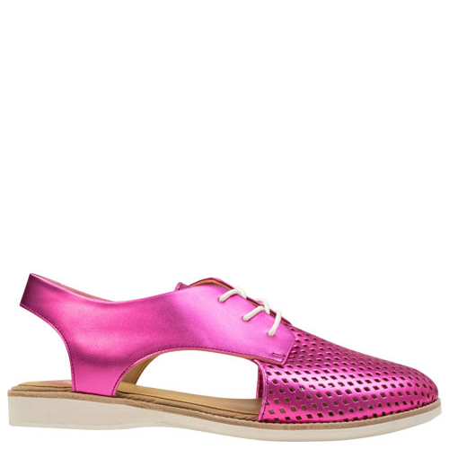 Slingback Punch [Colour: Raspberry Metallic] [Size: 42]