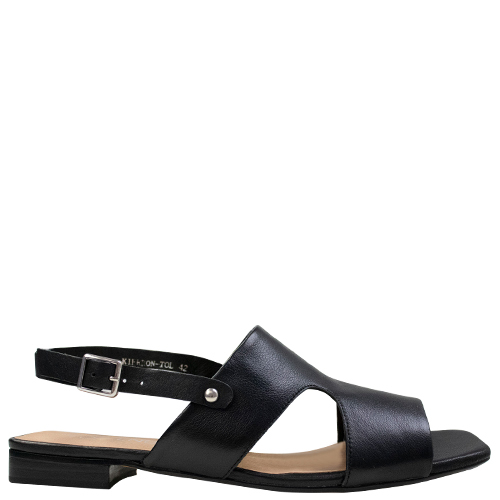 Top End | Kierron | Black | Women's Leather Sandals | Rosenberg Shoes ...