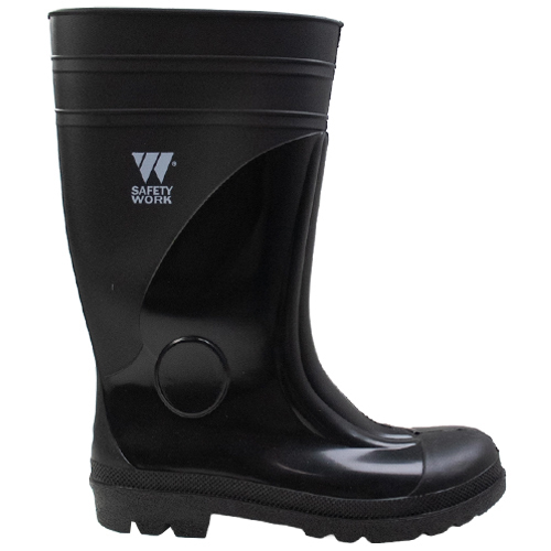 Safety Gumboots [Colour: Black] [Size: UK14]