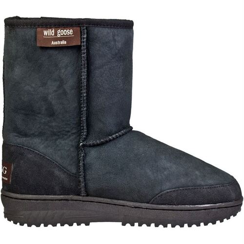 Premium Short Ugg Boot [Colour: Black] [Size: 42]